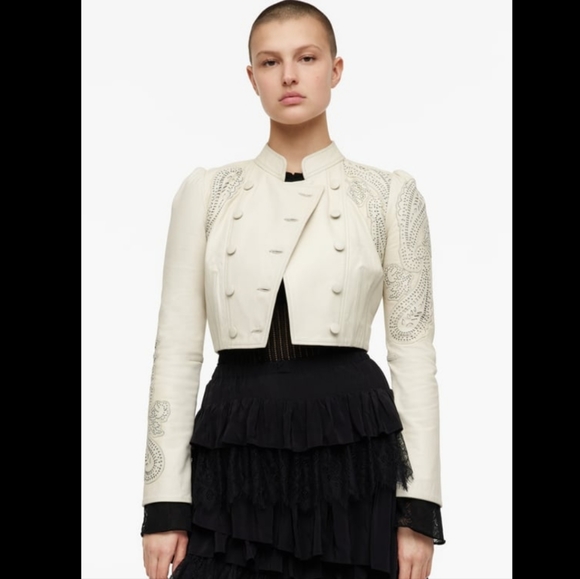 BNWT! ZARA Limited Edition genuine Leather Jacket - Picture 5 of 11